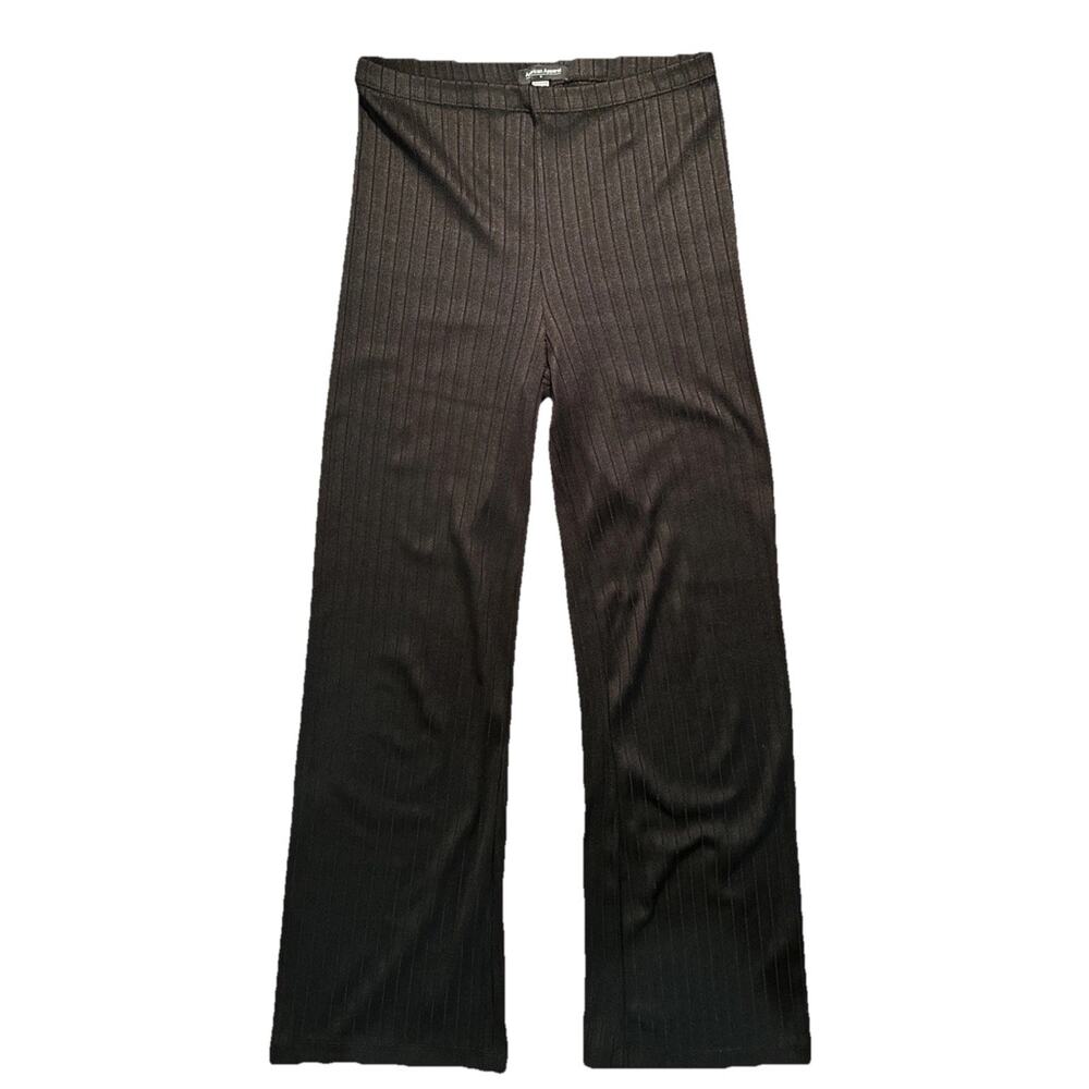 American Apparel Ribbed Leggings Black Womens Medium Cropped